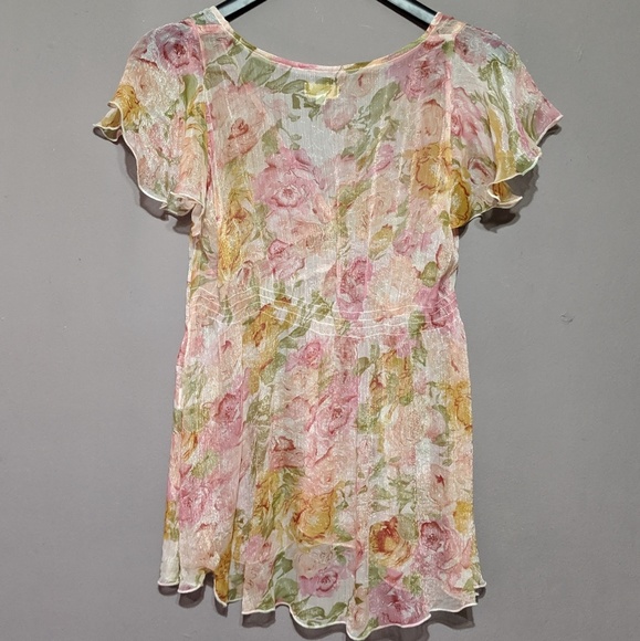 Piko 1988 sheer floral blouse - Picture 2 of 4